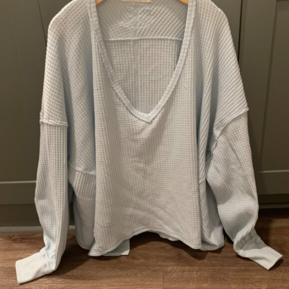 Free People Coraline Thermal Oversize 'Boho Chic' long sleeve - Picture 5 of 10